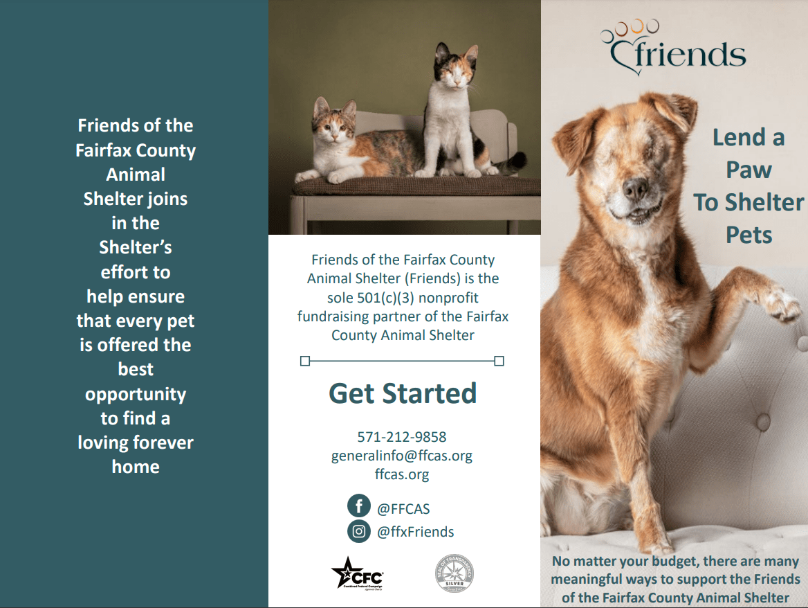 Partner with Us - Friends of the Fairfax County Animal Shelter
